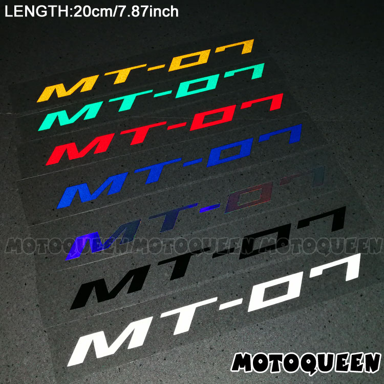 适用雅马哈MT-07 MT07摩托车装饰贴花外壳车贴反光贴纸贴画版花