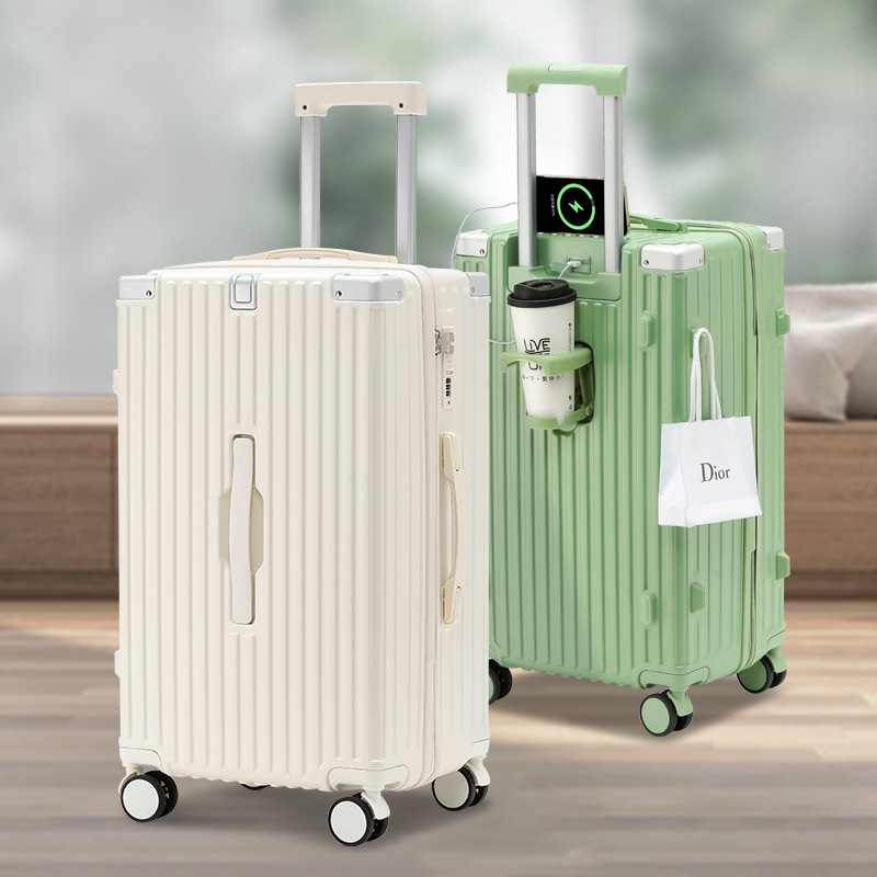 多功能PC行李箱可扩展拉杆箱女24寸新款大容量旅行箱28密码箱子男