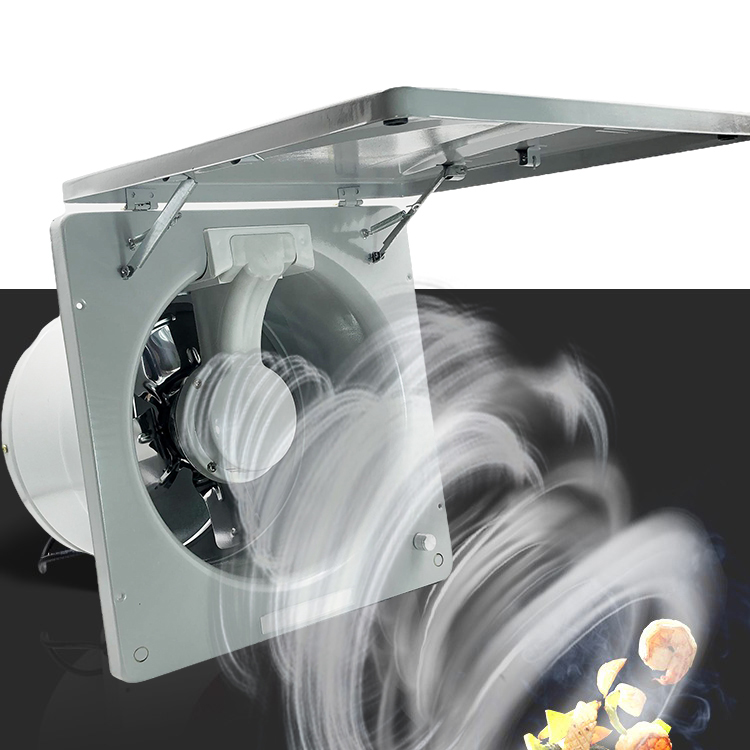 盖源抽油烟风扇厨房排气扇换气扇家用强力抽风机易拆洗调速加长款