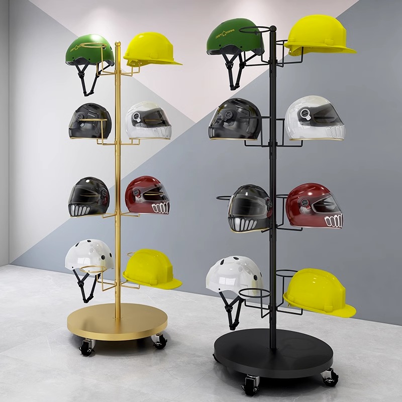 头盔架安全帽放置架摆放架摩托车电动车全盔支架收纳上墙帽子货架