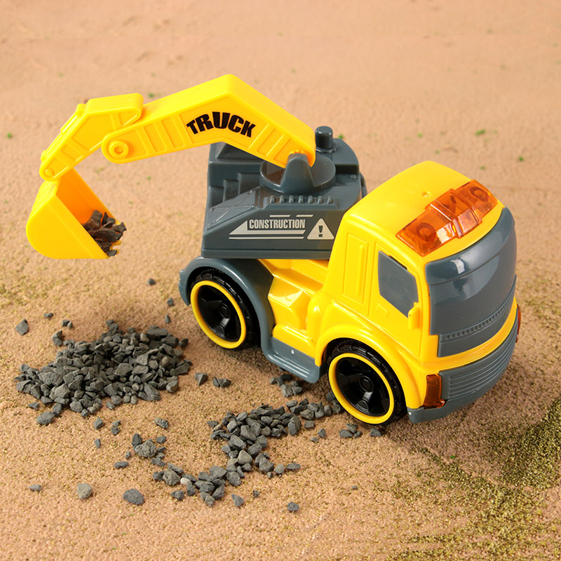 儿童惯性挖掘机推土机挖土机玩具小汽车套装工程车吊车各类车男孩