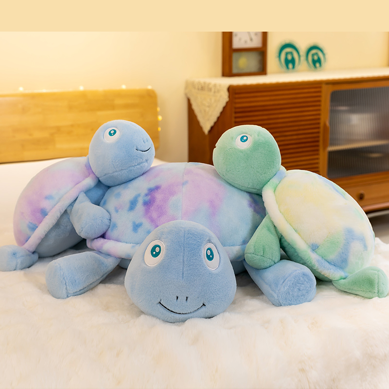 大眼小乌龟公仔毛绒玩具海龟王八玩偶布娃娃大号床上抱枕儿童玩具