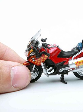 TINY微影玩具 1 43 Fire 香港消防摩托警车模型摆件限量款