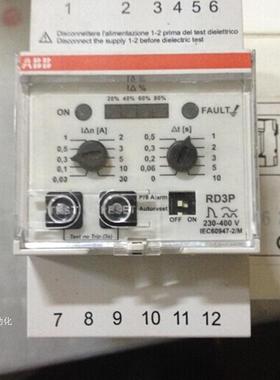 议价剩余电流监视器 RD3 额定电压 230-400V AC;10114原装正品