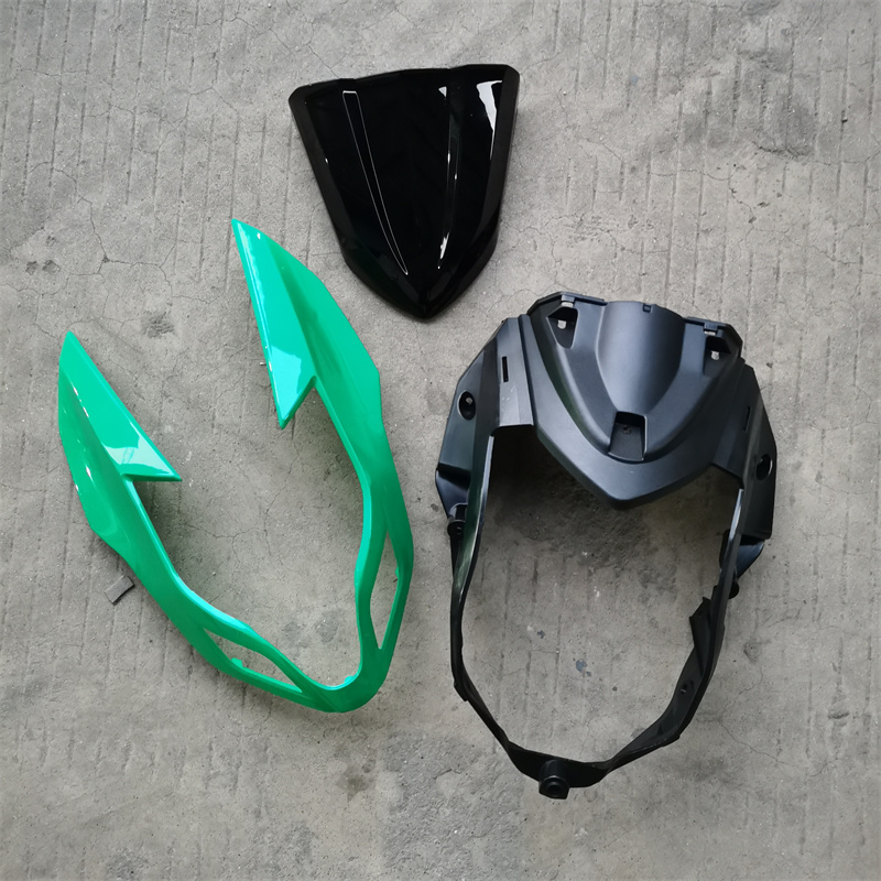 上海建设麟龙AK150摩托车LL150-6大灯外罩塑料壳导流罩头罩灯罩