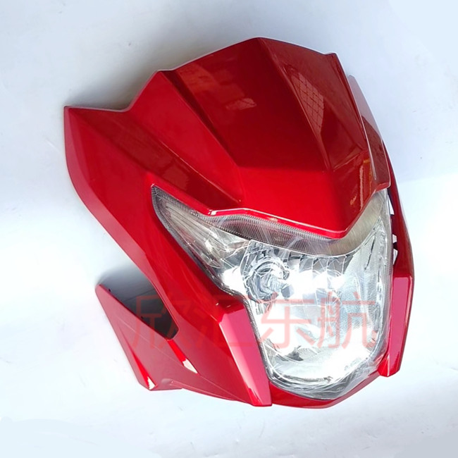 大阳摩托车配件DY150-39M新天势前照大灯新靓导流罩挡风头罩头盔
