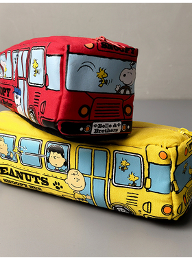 （外贸原单--卡通细长小笔袋）时尚可爱汽车巴士文具袋笔袋铅笔袋
