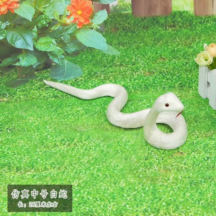厂家仿真假蛇大号模型仿真蛇玩具摆件蛇H仙真身仿真蛇道具小白蛇