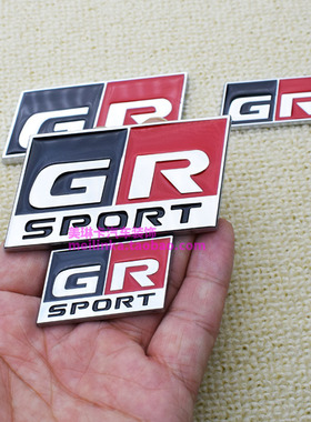 适用丰田gr标GT86雷凌BRZ锐志卡罗拉雷凌改装GR sport 车标尾标贴