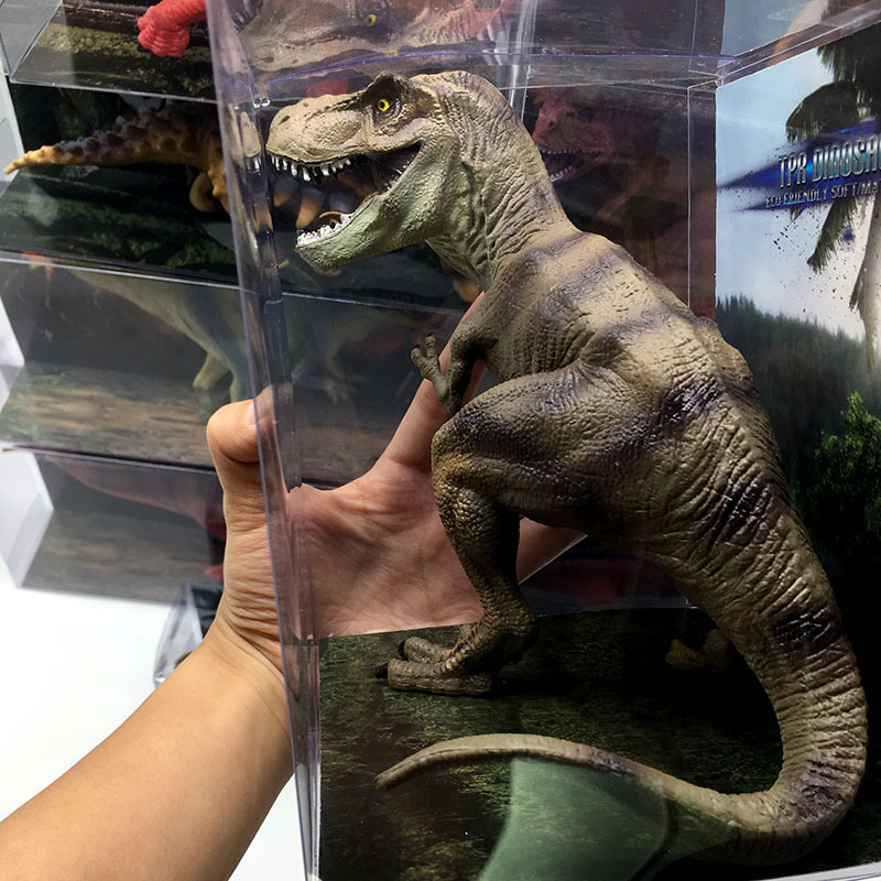 出口单~超逼真恐龙模型大号实心无味材质安全软塑胶儿童玩具礼物