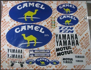 雅马 YAMAHA TZM TZR R1 R6 骆驼全车贴纸