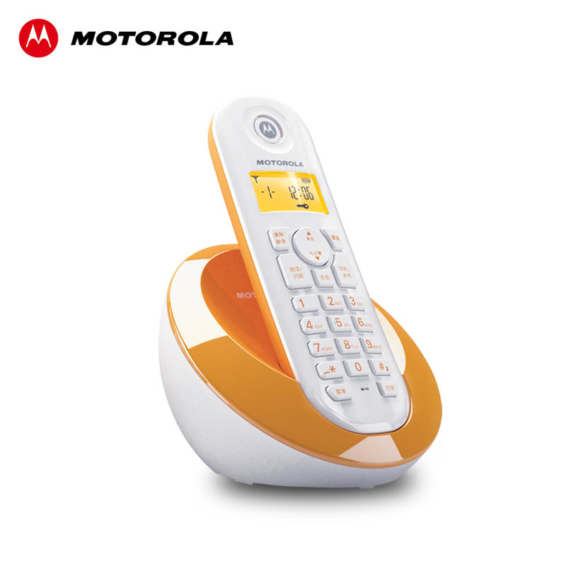 摩托罗拉C601c数字无绳电话机无线座机单机子母来电办公家用固话