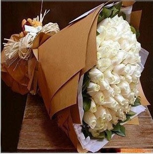 大连专业订花送花鲜花33朵白玫瑰市内开发区金州旅顺普兰店免费送