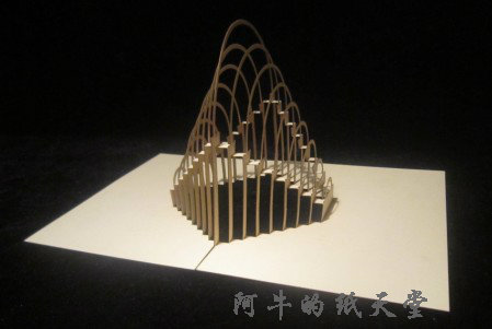 点线面综合立体构成剪折纸模型手工纸艺比赛纸雕交作业平面图素材