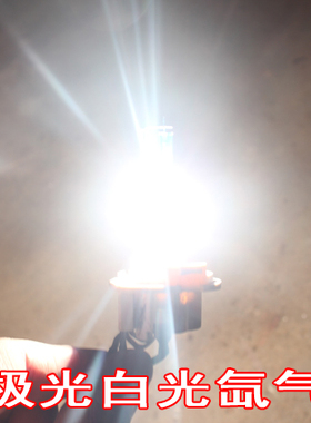 正品疝气灯炮摩托车电动车双爪48V35w高亮节能疝气灯泡白光前灯泡