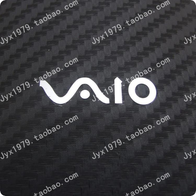 Sony笔记本vaio标志 logo金属贴纸 电脑DIY贴 手机防辐射贴