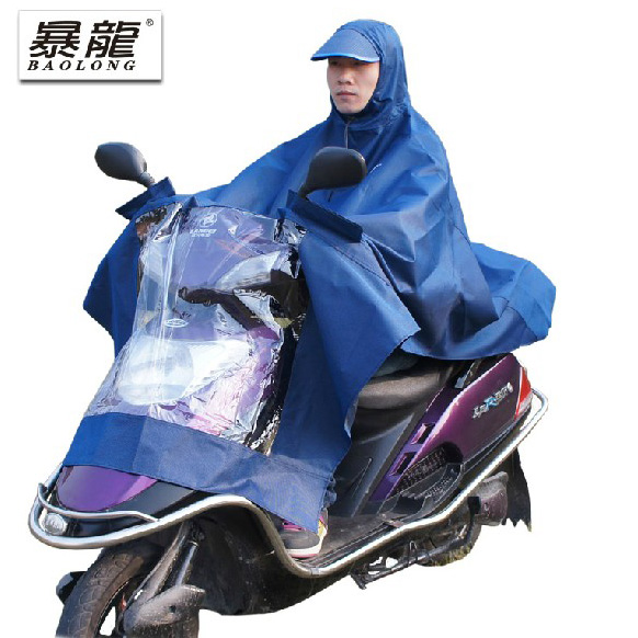 暴龙雨衣男女士电动摩托车骑车雨披电瓶车单双人加大加厚防风防雨