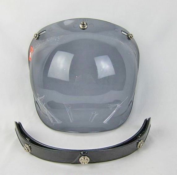 外贸摩托车跑车头盔Bell风镜/Torc镜片/复古盔泡泡镜片可上翻镜片