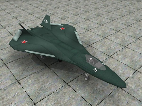 【新翔精品模型】俄罗斯第五代战斗机模型 T50