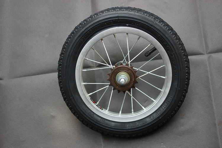 高配12寸车轮成人折叠自行车轮组前轮后轮 轮毂 内胎 外胎 儿童车