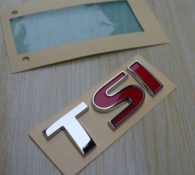 途观 排量标 大众纯正车标 TSI 标 SI红色 Tiguan标 1.8 后标
