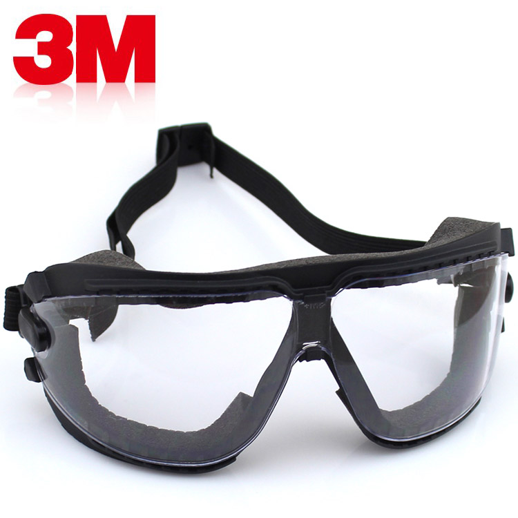 正品3M16618 护目镜风镜防冲击防风沙骑行密封防护眼镜防粉尘防雾