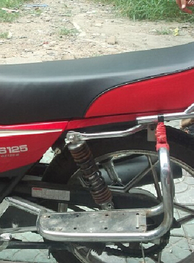 摩托车坐垫套适用于GS125座垫套钱江王中王QJ125防水耐磨皮坐套