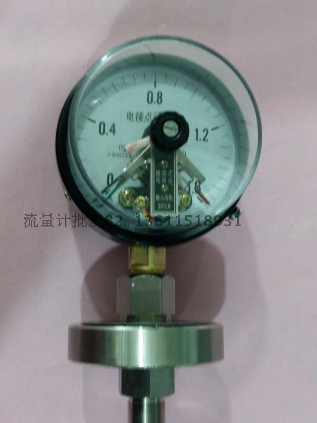 上海天川不锈钢法兰螺纹连接隔膜电接点压力表YTP-100ML全规格
