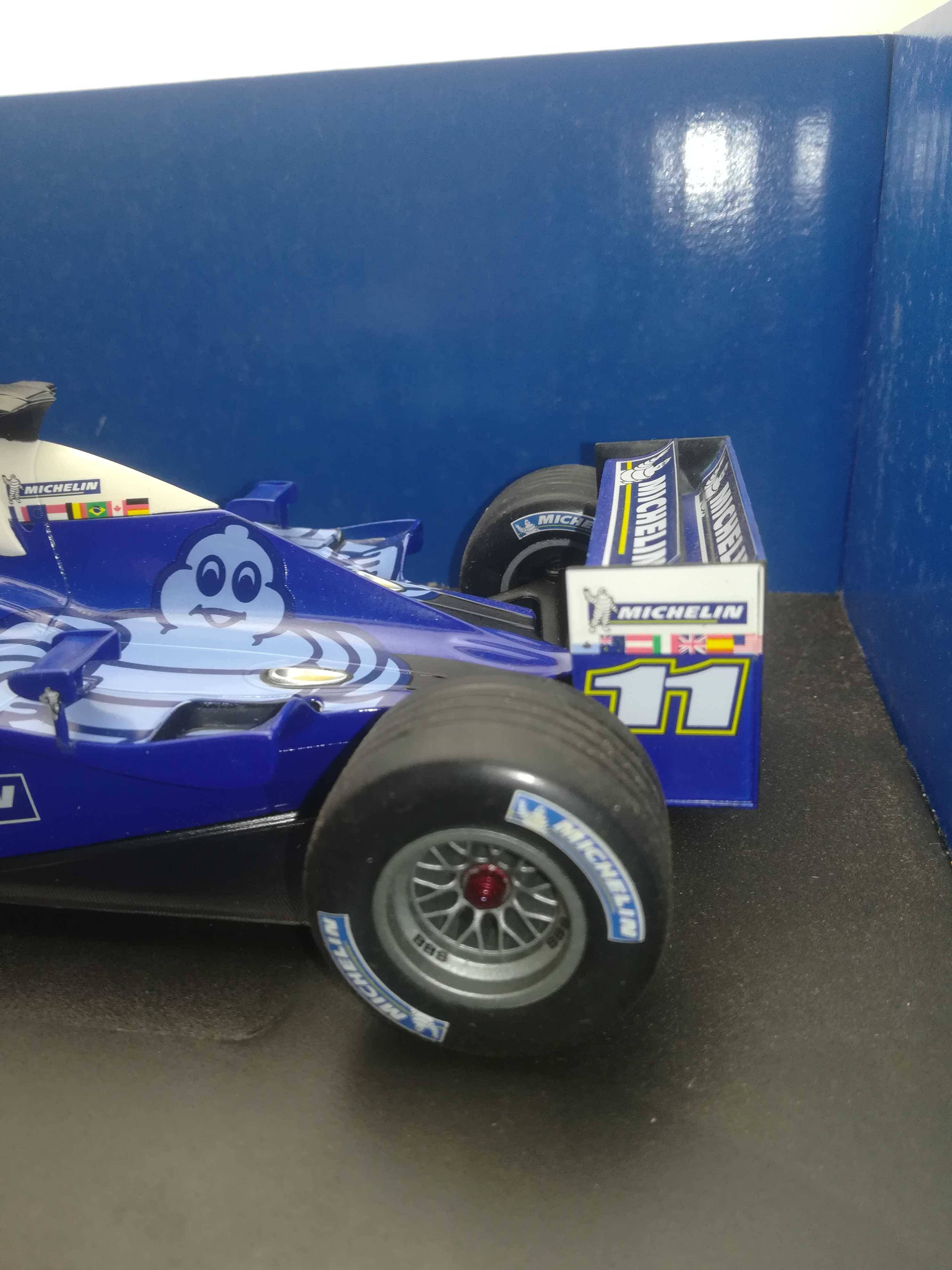 米其林广告彩妆版F1方程式赛车1:18原包装合金模型