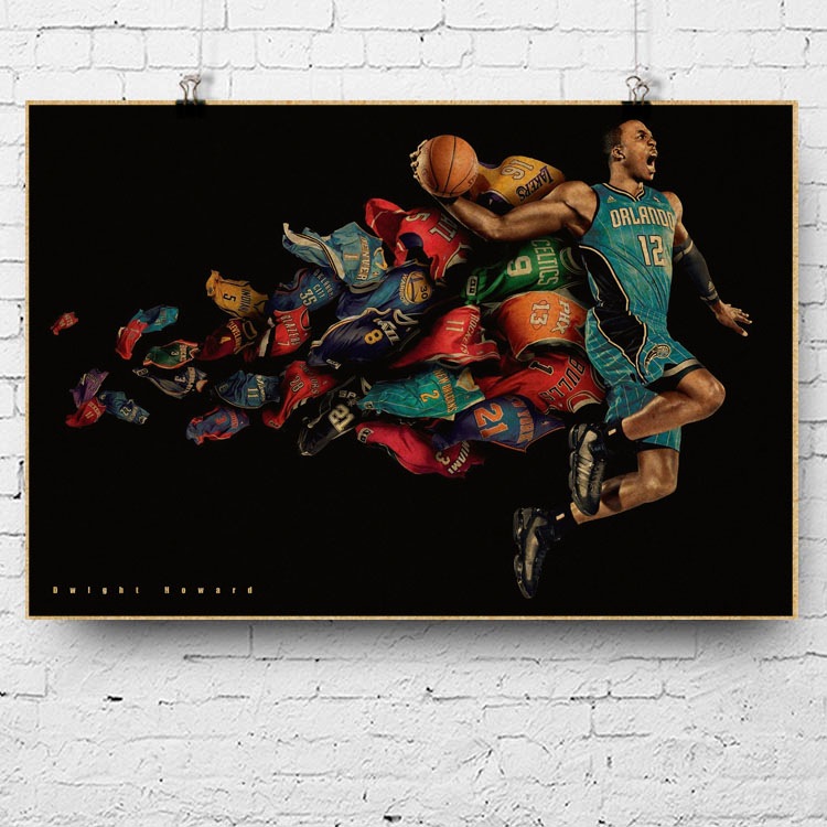 NBA海报 球星写真 魔兽霍华德 Dwight howard 奥兰多魔术队海报