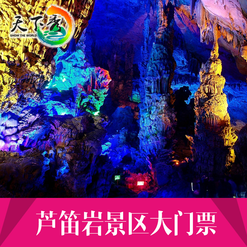 [芦笛岩-大门票（提前1小时）]广西 桂林旅游 芦笛岩门票