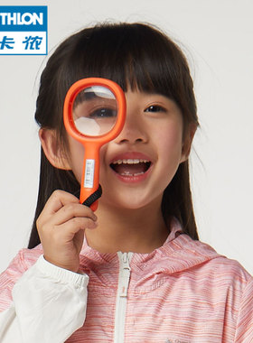 迪卡侬3倍放大镜儿童高清8倍单筒双筒望远镜便携休闲多彩趣味ODAB