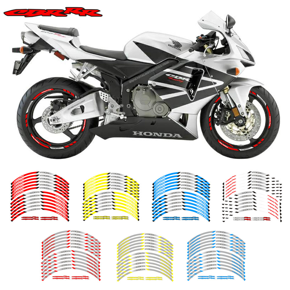 摩托车轮毂贴17寸轮圈贴适用于本田 Honda CBR RR 钢圈贴轮圈贴