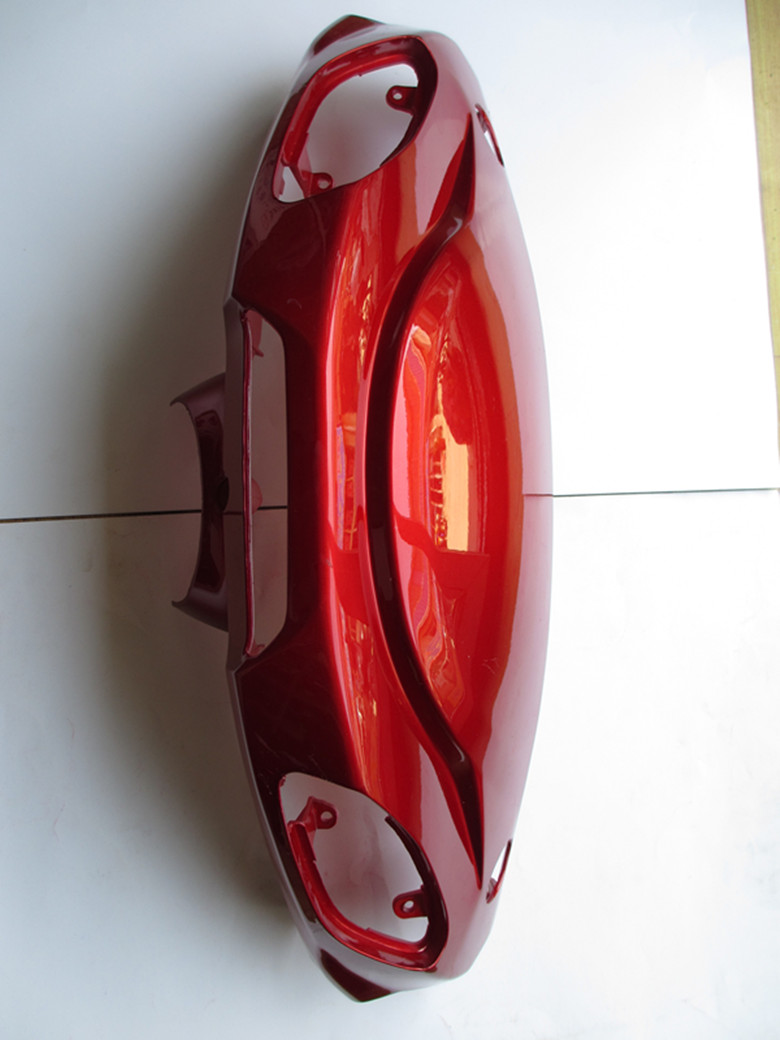 摩托车灯箱光阳原厂珠峰豪迈ZF150A灯箱 导流罩手柄前盖大红色KAF