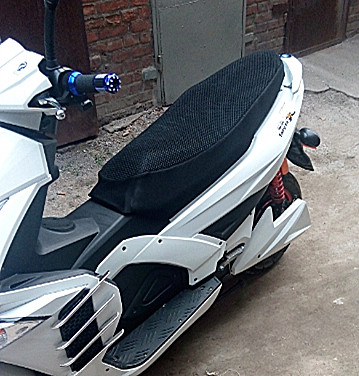 包邮电动车摩托车骠骑改装专用车座套坐垫套网眼网状空调防晒座套