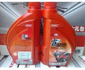 隆鑫摩托车发动机机油(隆鑫霸道6000发动机红机油) 1L/瓶纯正机油