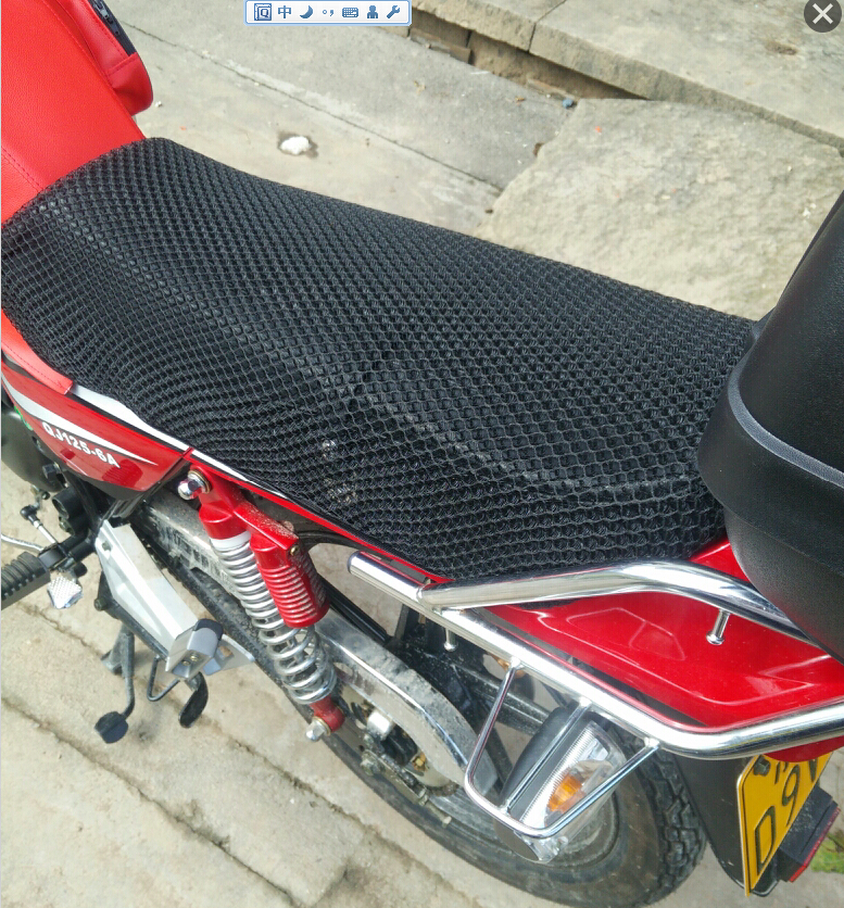 摩托车蜂窝网坐垫套适用于铃木王GS125座套钱江王中王通风座垫套