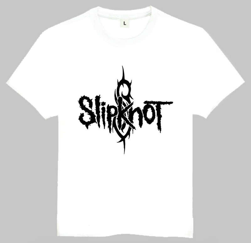 Slipknot T-shirt 白色短袖 活结乐队 T恤 欧美潮流T恤Slipknot