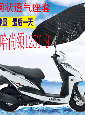 适用雅马哈尚领ZY125T-9踏板摩托车坐垫套加厚3D网状防晒透气座套