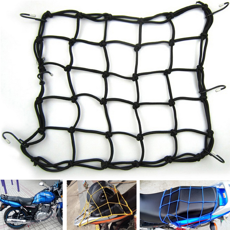 摩托车改装配件装饰油箱网兜行李网 摩托车网兜头盔杂物网
