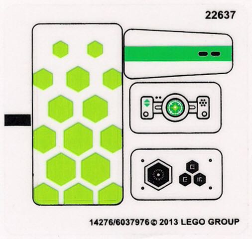 全新 乐高Lego 原装贴纸 银河战队 70706 火山口蜘蛛机器人