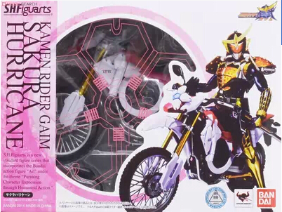 【孩仕宝】玩具模型 假面骑士铠武 蒙面超人 SHF 樱花机车 摩托车