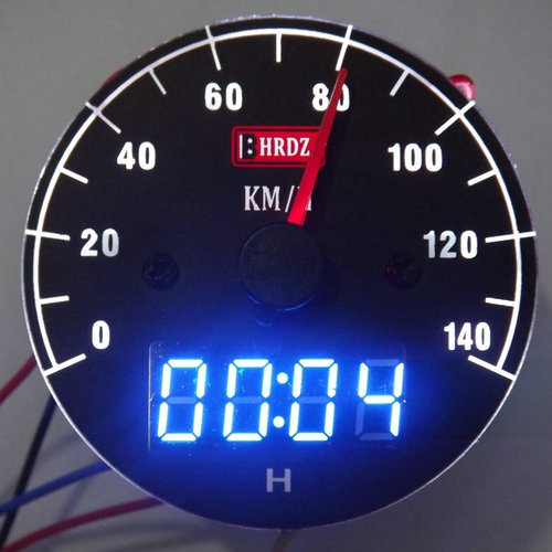 DIY新款：摩托车、汽车改装、速度表、电子钟、LED灯光、发光指针
