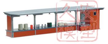 久安铁道 PECO 火车模型场景 LK-82 货运站台 货站 红砖 拼装