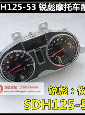 适用于新大洲本田SDH125-53锐彪摩托车仪表总成码表速度里程表
