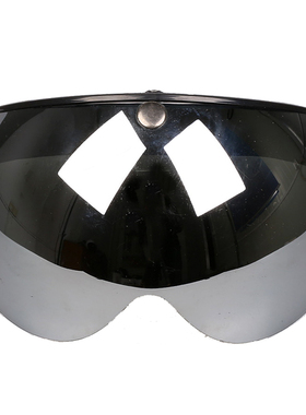 电动摩托车头盔镜片W型面镜防晒防紫外线防雨安全帽风镜