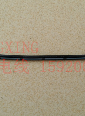 E249743承兴电线电缆UL2468 24AWG双并线 黑印白节 黑印竹节 610