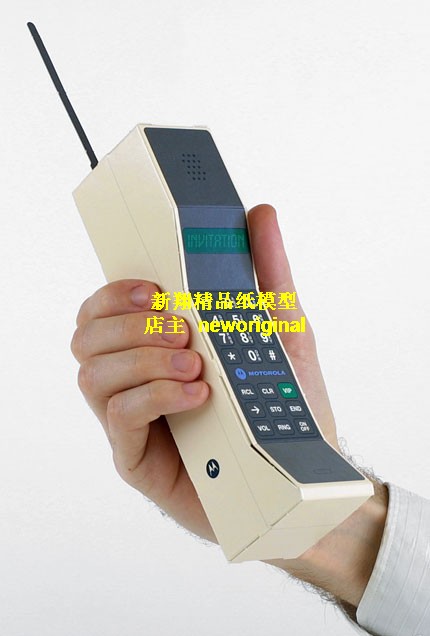 摩托罗拉老式手机大哥大砖头机手机移动电话电子数码电子产品模型