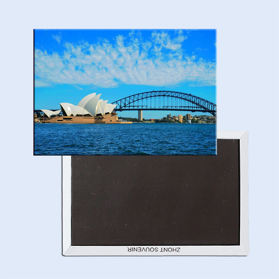 旅游纪念礼品 澳大利亚 城市风景  悉尼歌剧院磁性冰箱贴家居贴饰