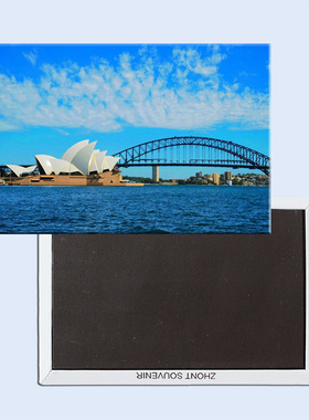旅游纪念礼品 澳大利亚 城市风景  悉尼歌剧院磁性冰箱贴家居贴饰